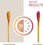AAwipes Lead Test Kit (60 Rapid Test Swabs) 30 Second Results Using Only Household Water for All Surfaces: Painted, Plates, Toys, Jewelry, Metal,