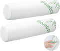Bucherry 2 Pcs Memory Foam Neck Roll Pillow 18 x 4 Inches