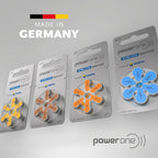 Powerone size 675 Hearing Aid Battery No Mercury made in Germany Genuine Pack 60