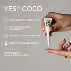 YES Coconut Oil Based Personal Lubricant, Nourishing & Long Lasting for Vaginal Dryness, Certified Organic, Natural Alternative to Silicone Lubricants (6 Applicators)