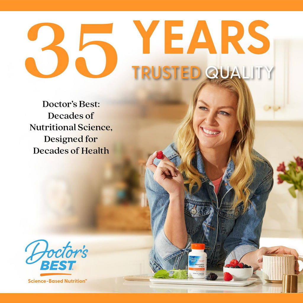 Doctor's Best Natural Vitamin K2 MK7 Supplement for Men & Women - Bone Health Support, 45 mcg Vitamin K-2 MK-7 Capsules with MenaQ7, Calcium Support, Non GMO, Vegan - 60 Veg Caps