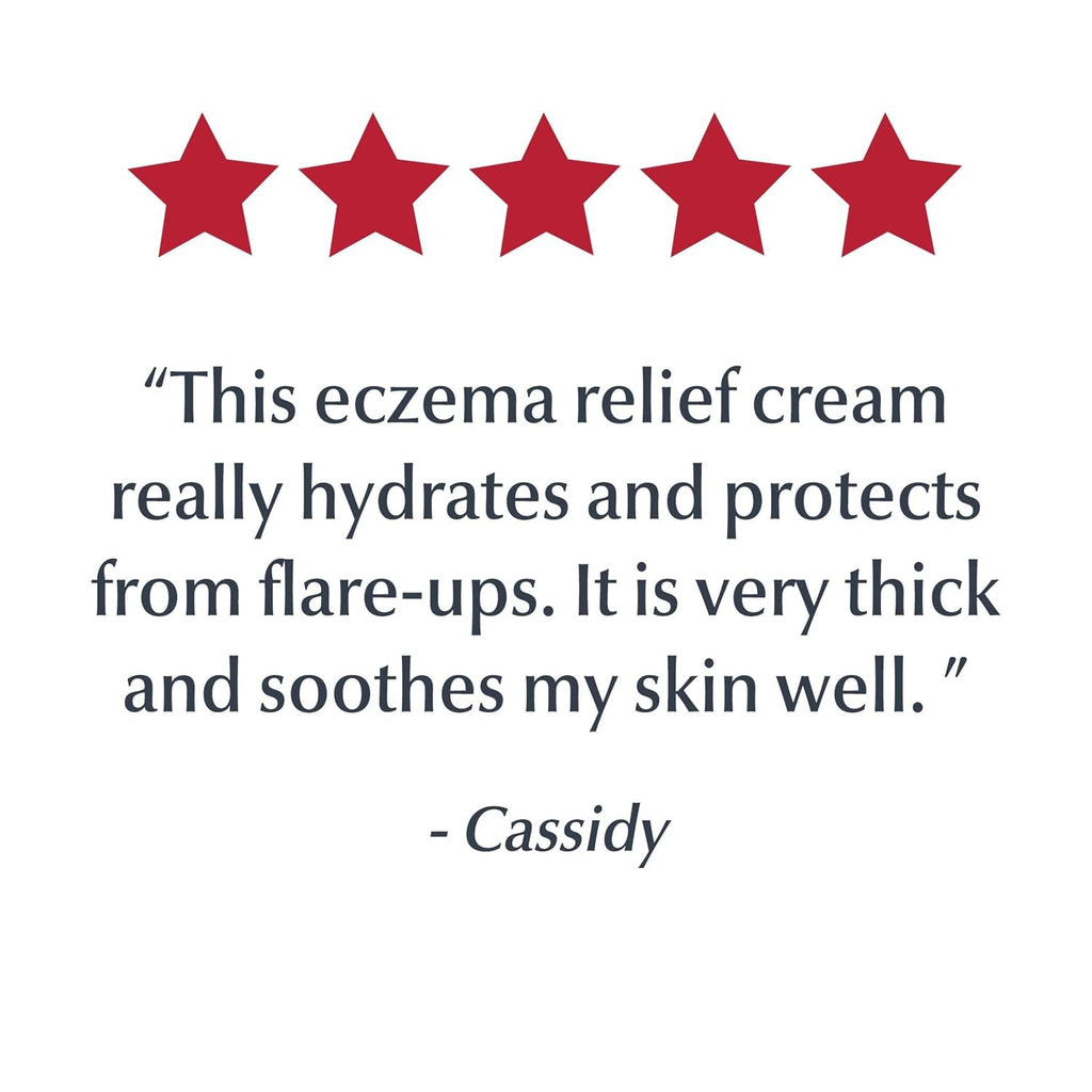 Eucerin Eczema Relief Body Cream with Colloidal Oatmeal, 8 OZ | Daily Eczema Cream, Soothes Eczema-Prone, Itchy Skin, Reduced Flare Ups, NEA Accepted, Fragrance Free, Steroid Free