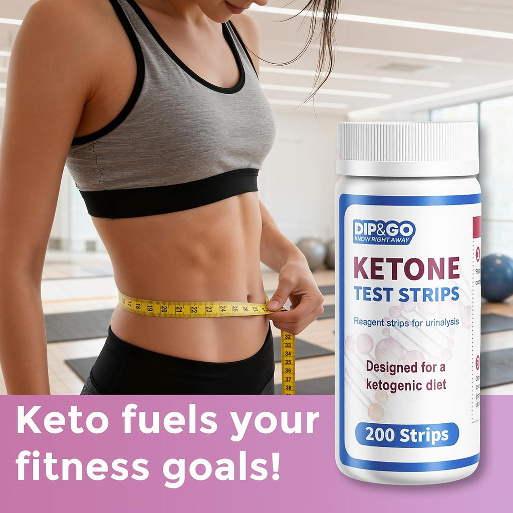200ct Ketone Test Strips, Keto Strips Urine Test, Ketosis Test Strips