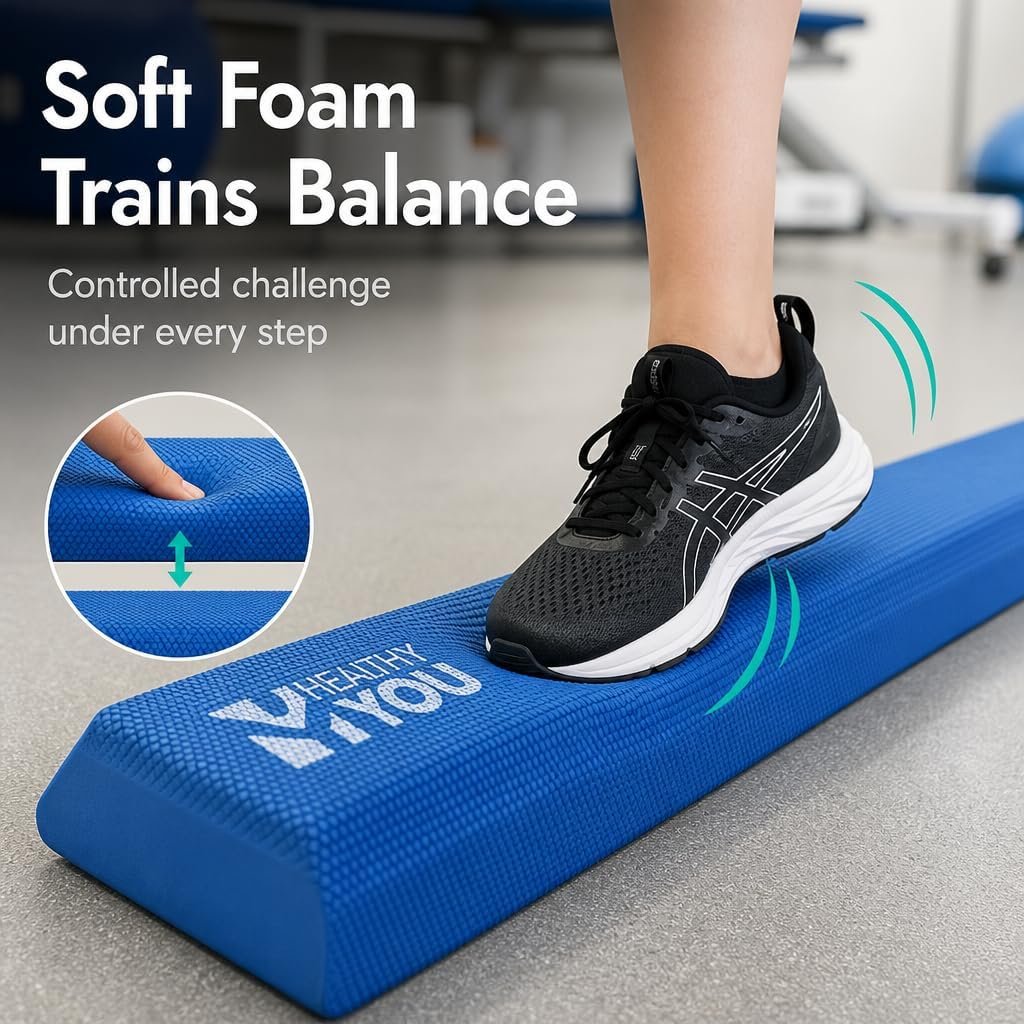 Foam Balance Beam - Stability Trainer for Physical Therapy