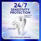 Sensodyne Clinical White Stain Protector Toothpaste, 3.4 oz | Clinically Proven Whitening for Sensitive Teeth, Stain Protector, 2 Shades Whiter Teeth