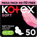 Kotex Sanitary Pads With Wings 50 pads