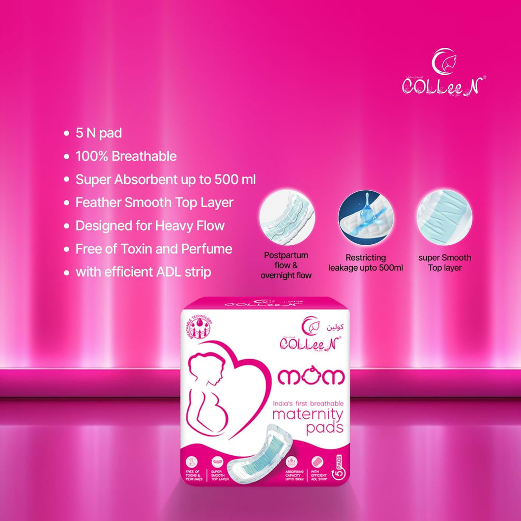 Maternity Pads Postpartum High Absorbency 340 ml 5 pads