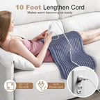 VAAGHANM Heating Pad: 33" x 17" Large Heat Pad for Full Back Coverage
