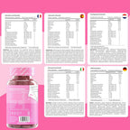 PMS Gummies with Probiotics - 60 Gummies - Multivitamins Woman with Ashwagandha, Dong Quai, Melissa, Vitamin B6, D and Zinc - Vegan - for Hormone Balance and Menstrual Cycle - Novomins