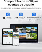 Reolink 16CH 4K PoE Surveillance Cameras Kit, 8X 8MP People/Vehicle Detection Outdoor Security IP Cameras, H.265 4K NVR with 4TB HDD, Night Vision, 24/7 Recording, RLK16-800D8
