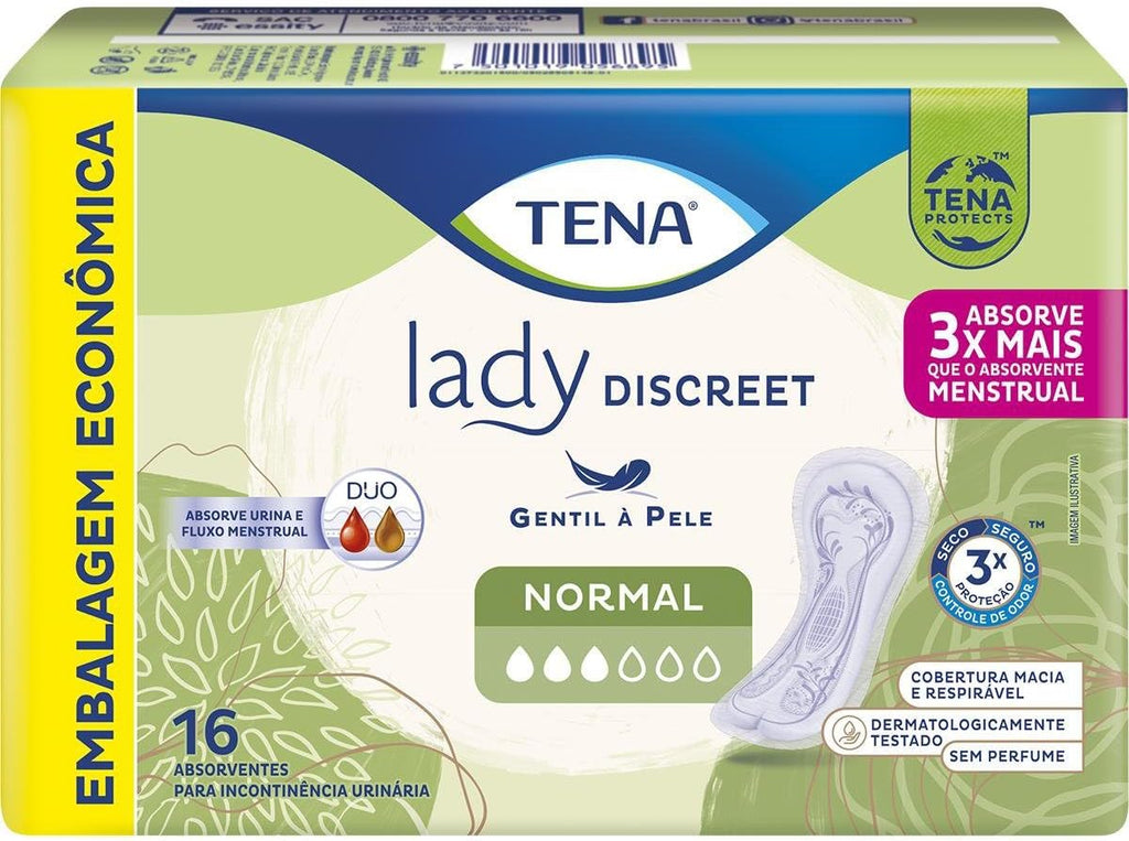 Tena Incontinence Products Without Wings 16 pieces