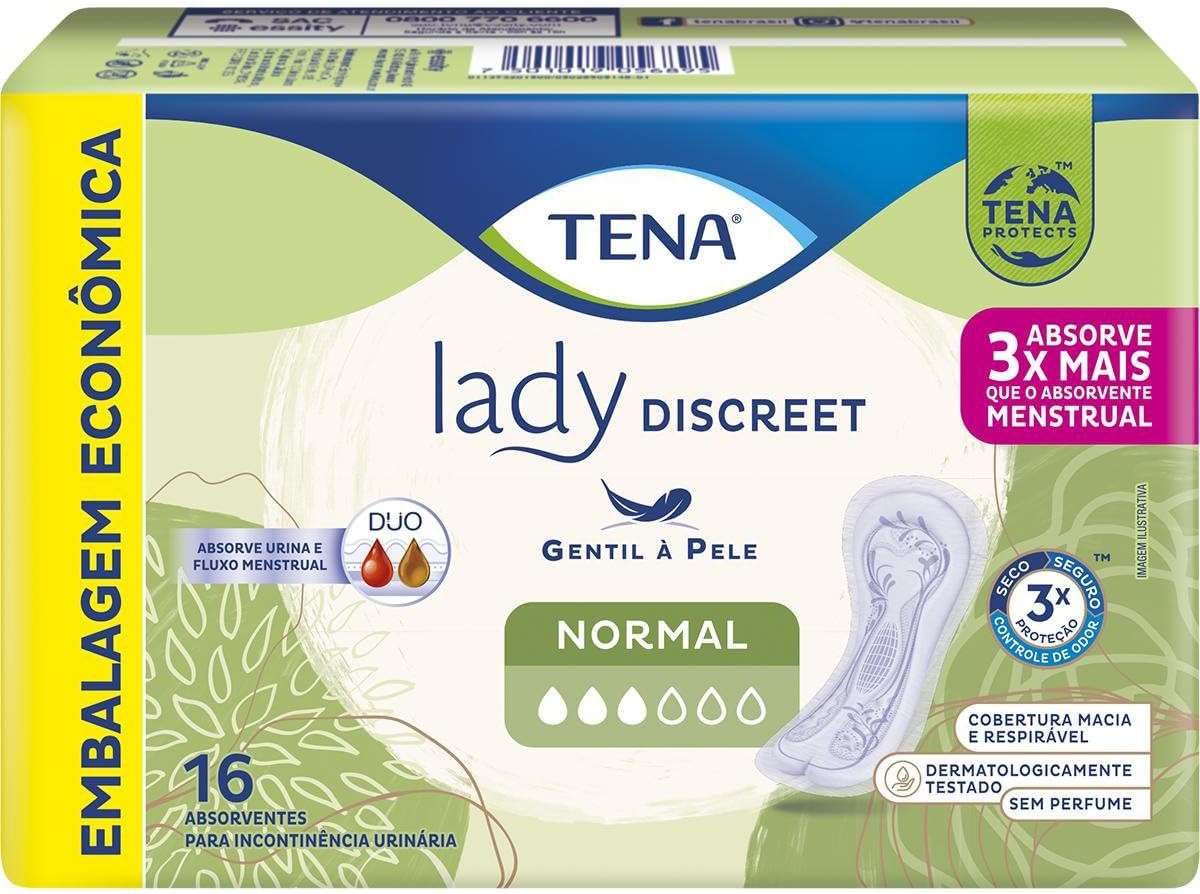 Tena Incontinence Products Without Wings 16 pieces