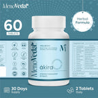 Menoveda Akira Menopause Support Supplement for Women – 60 Tablets | Hormonal Balance, Hot Flash & Night Sweat Relief, Mood, Sleep & Stress Support | Perimenopause & Menopause Vitamins for Women