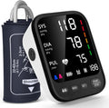 Blood Pressure Machine, Automatic Upper Arm Blood Pressure Monitor with 2x199 Readout, 4.5 Inch Backlit Large Screen Adjustable Large Cuff 9 to 17 Inches - Arrhythmia and Home Hypertension Detector