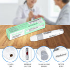 Lancing Device, with 12 Adjustable Depth Settings, Lancing Device for Diabetes Testing with Push Button Ejector,Minimizing Pain and Discomfort in Blood Glucose Testing - Lancet Device