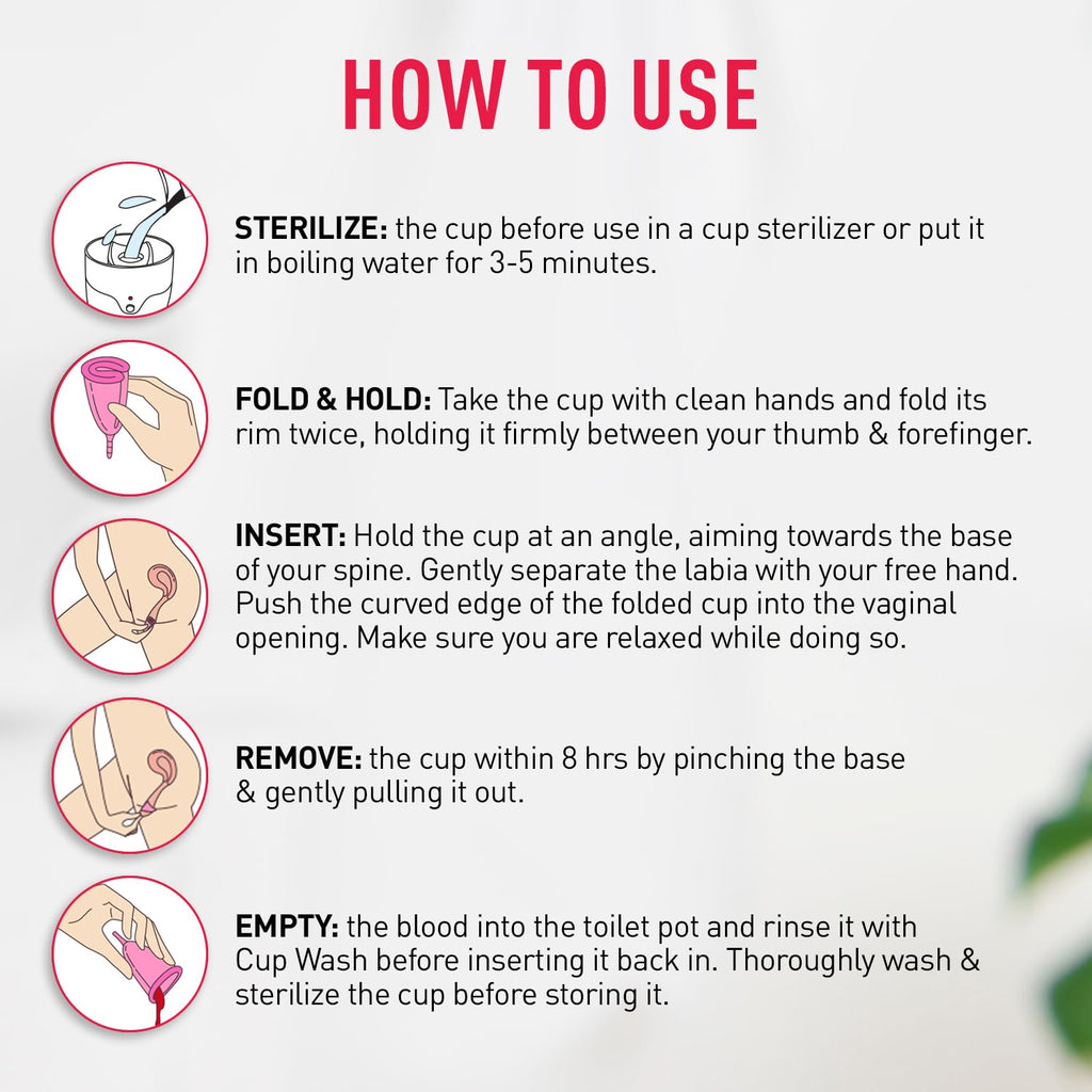 Sirona Reusable Menstrual Cup for Women - Small with Pouch | FDA Approved | Made of Ultra Soft 100% Medical Grade Silicone | Odour, Rash & Itch-Free Period | Leak-Proof Protection for 8-10 Hours