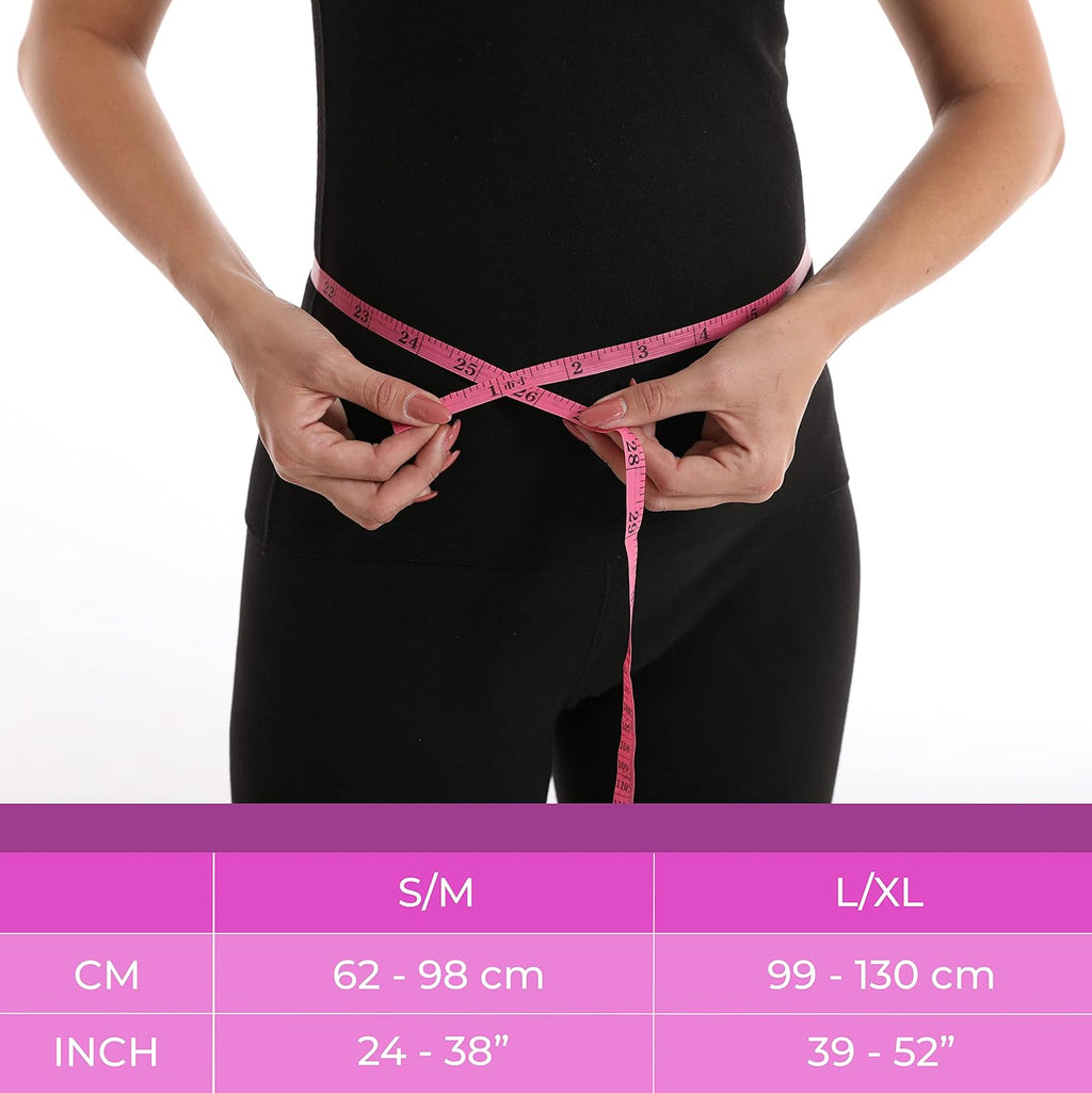 Umbilical Hernia Girdle for Women and Men - Umbilical Hernia Belt: Double Compression Pad - Adjustable Abdominal Belly Band - Belly Band - Women / Postpartum Slimming Belt (L/XL)