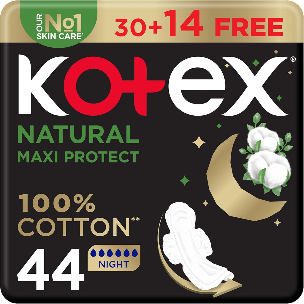 Kotex Sanitary Pads 100% Cotton With Wings