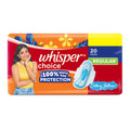 Whisper Choice Regular, 20 Pads for light to medium flow, Gives Up to 100% worry-free protection, with Cottony Softness