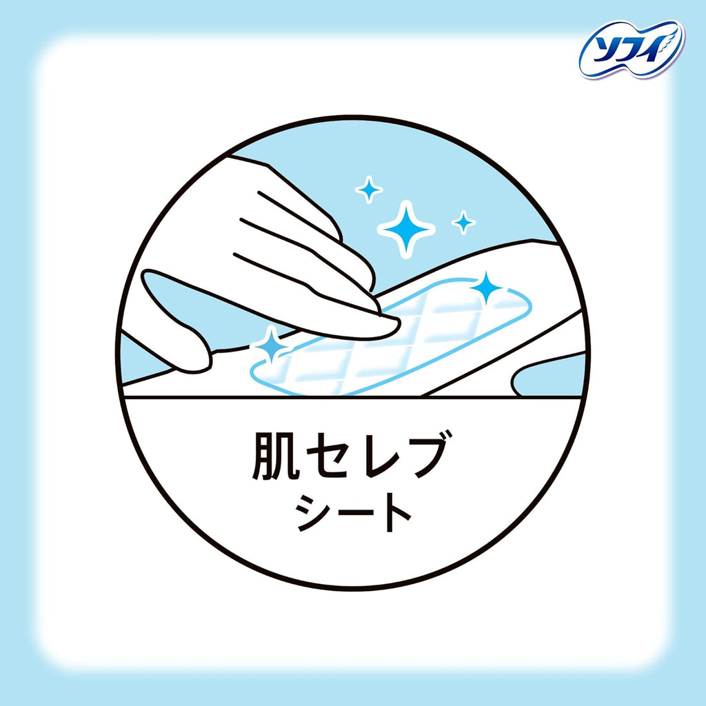 Sofy Sanitary Pads Fragrance-Free With Wings 24 pieces 12 pieces