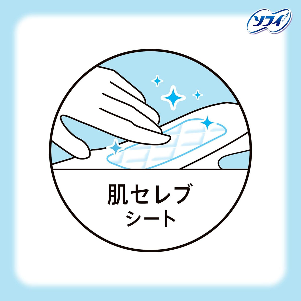 Sofy Sanitary Pads Fragrance-Free With Wings 24 pieces 12 pieces