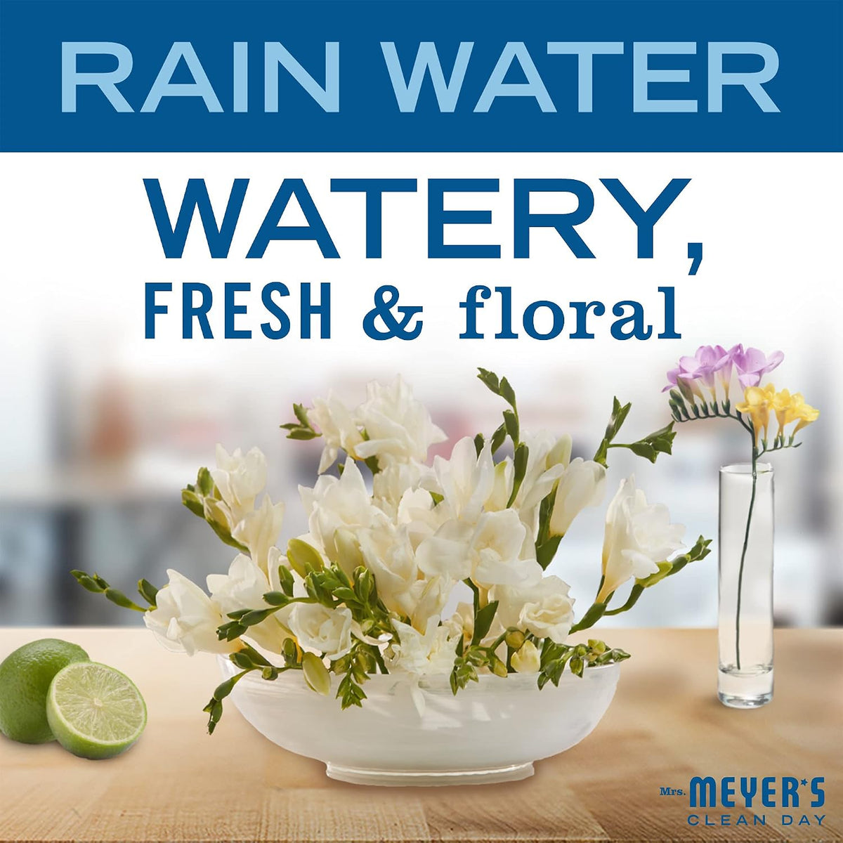 MRS. MEYER'S CLEAN DAY Bar Soap, Rain Water, 5.3 oz, 1 Bar