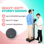 Medical Scale 440 lb Digital BMI Body Weight with Height Measurement