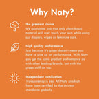 Naty Panty Liners Organic 32 pieces