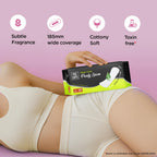 PEESAFE Aloe Vera Panty Liners (Pack of 50 Liners) | Curvy Design For Extra Comfort | Cottony-Soft Surface With 185mm Wide Optimal Coverage