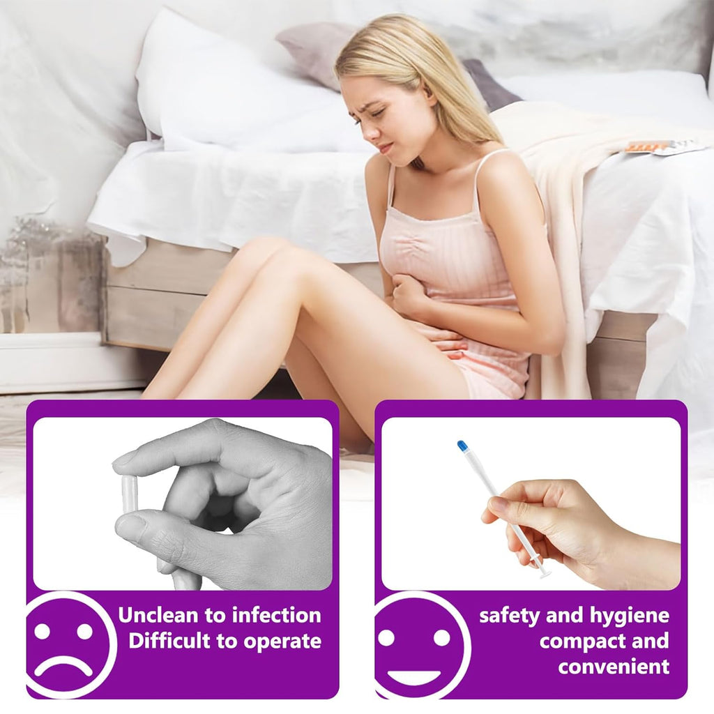 44 Pieces Disposable Lubricant Applicator, Personal Lubricant Applicators, Disposable Vaginal Applicators Injector Syringe for Vaginal for Most Suppositories