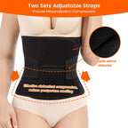 Trendyline Postpartum Belly Band Wrap: Abdominal Binder for Post Surgery | Back Support with Adjust Belly Compression Help Improve Posture & Relieve Back Pain Post C-Section While Getting Up & Feeding