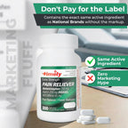 TIME-Cap Labs Acetaminophen 250mg/Aspirin 250mg/Caffeine 65mg, 200 Caplets | Extra Strength Pain Reliever & Fever Reducer | Helps Relieve Headache, Backache, Muscle Pain, Arthritis & Menstrual Cramps