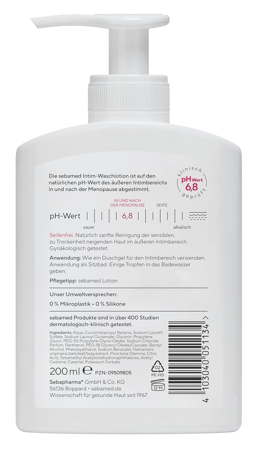 Sebamed Intimate Cleansers 200 ml