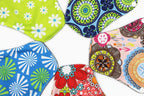 10 Pcs Reusable Sanitary Pads for Women Sanitary Pads for Day and Medium Flow, Washable Bamboo Cloth (26 x 18 cm)