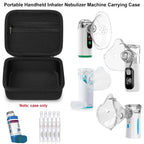 Elonbo Carrying Case for Portable Handheld Inhaler Nebulizer Machine, Black