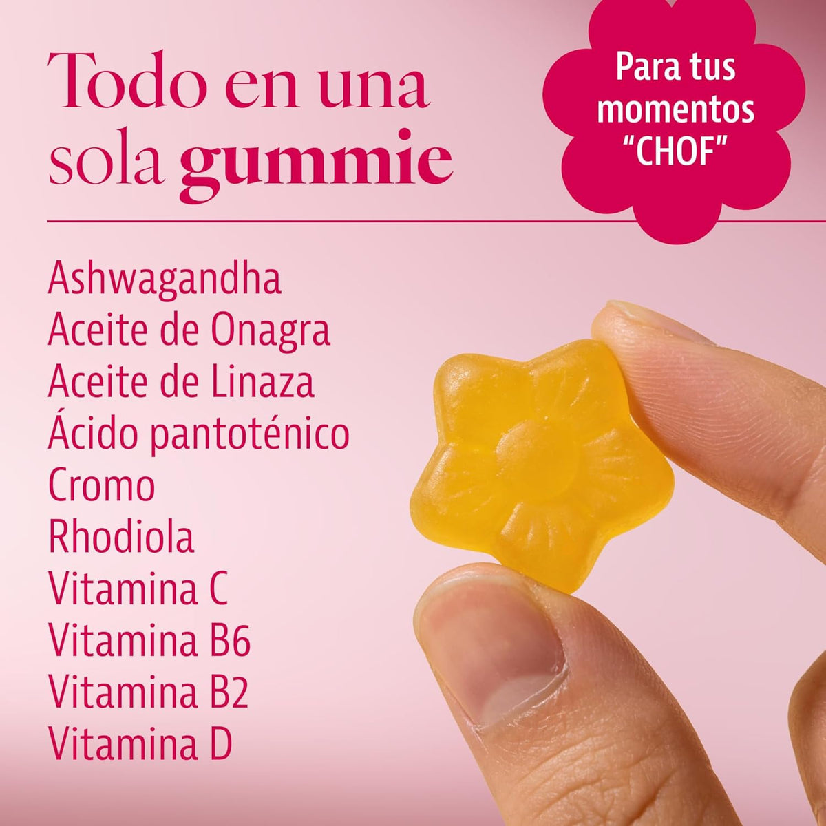 Balance Feel - Your Hormonal Balance - Your Feminine Wellness - Complete Formula with Ashwagandha, Evening Primrose, Rhodiola and More - 60 Lemon Flavored Gummies - by Plameca