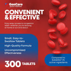 GenCare Phenylephrine HCl 10mg PE Nasal Decongestant, 300 Tablets