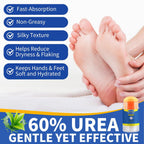 60% Urea Foot Cream Stick with 2% Salicylic Acid, Maximum Strength Urea Foot Cream Callus Remover for Dry Cracked Heels, Hands, Knees, Elbows, Dead Skin Remover Foot Balm 1.41oz