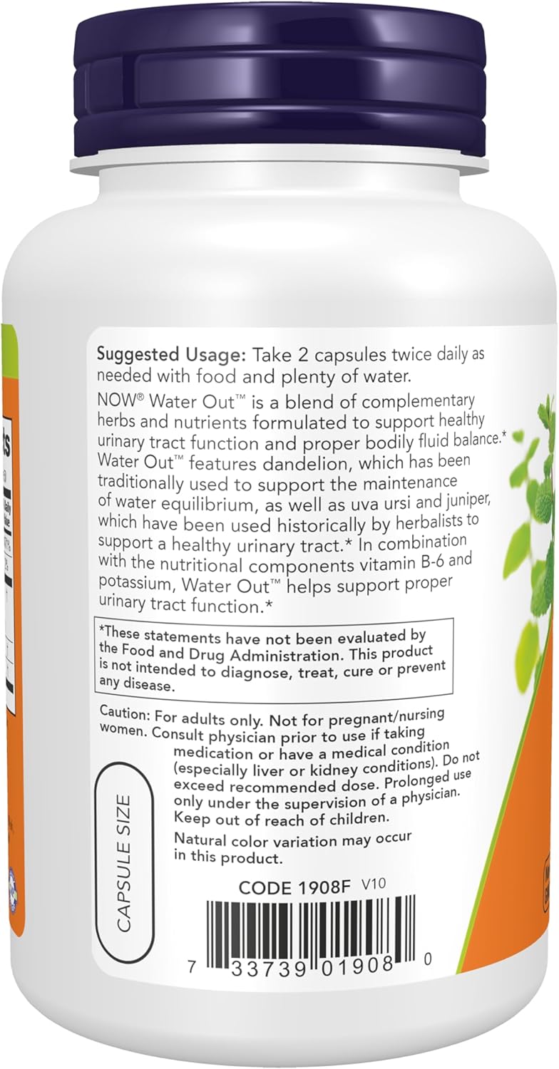 Now Foods Water Out 100 Dietary Supplements 100 capsules