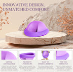 YTYOMUR Reusable Menstrual Disc - Soft Period Disc for Beginner or Menstrual Light Flow, Leak Proof Menstrual Cup Alternative - Pack of 2 (Small Size)