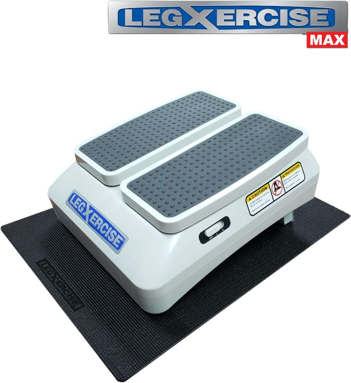 LegXercise & Ellipse Non-Slip Mat Black