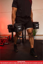 PowerBlock Pro 100 Adjustable Dumbbell, 5-100 lb