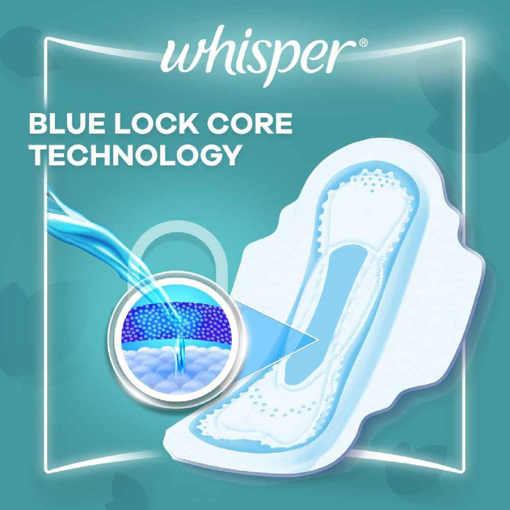 Whisper Wings Heavy Flow Pads 32pk Super Value Pack