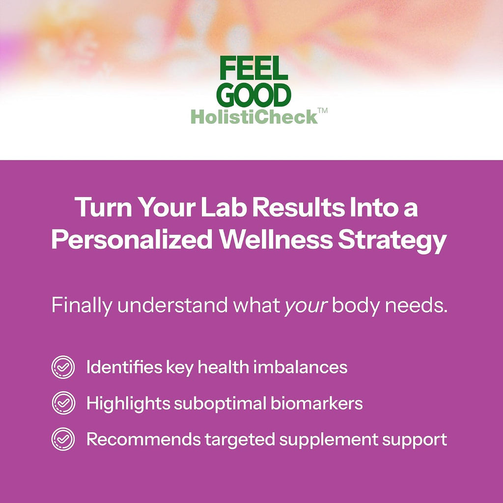Feelgood HolistiCheck™ Women's Wellness Test, at-Home Sample Collection Kit