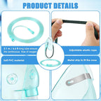 Geiserailie 2PCS L Oxygen Mask with 6.6 Ft Tubing and Adjustable Strap