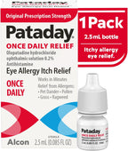 Pataday Once Daily Allergy Eye Drops, Antihistamine for Itchy Eyes, 2.5 mL