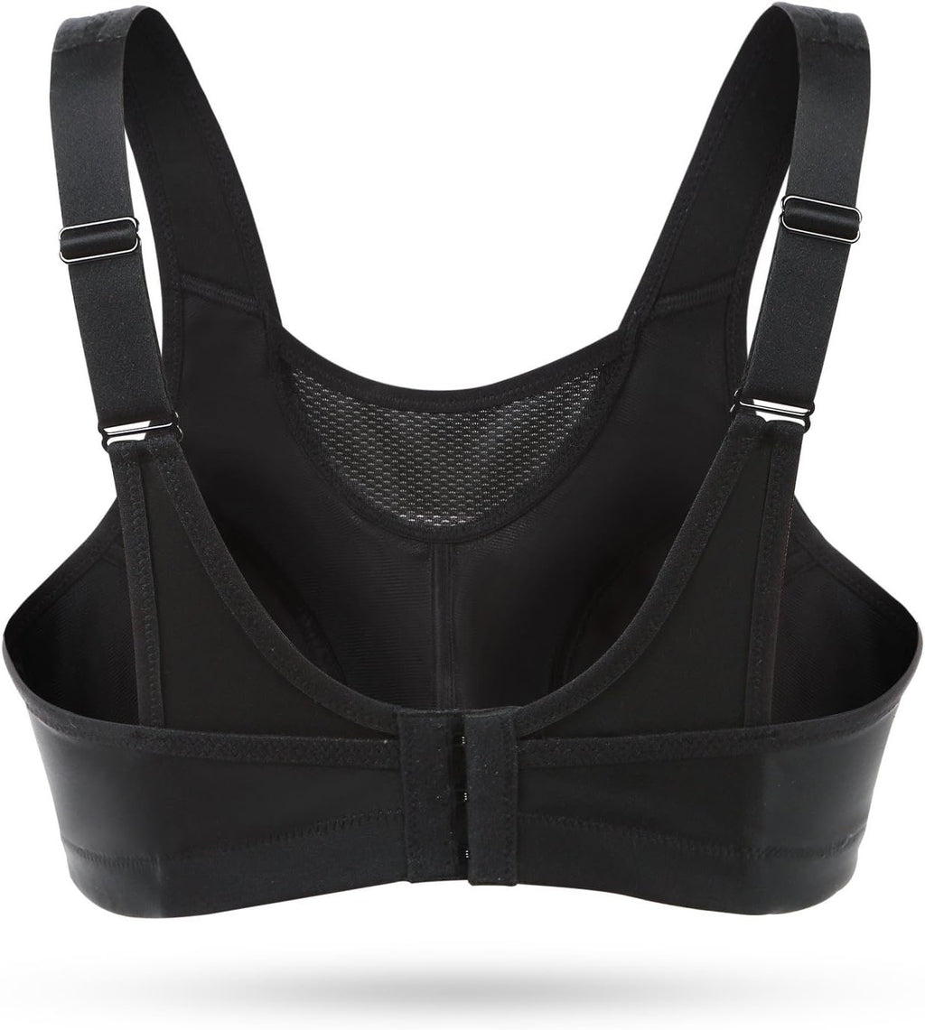 Wingslove High Impact Sports Bras for Women Plus Size Non Padded Wirefree Workout Bra Bounce Control