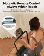 Walking Pad Treadmill with Incline and Height Adjustable Handle Bar