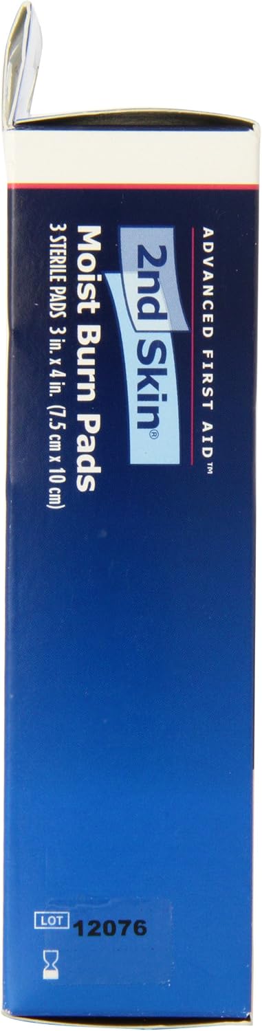 Spenco 2nd Skin Moist Burn Pads, Large (3 x 4 Inches), 3-Count