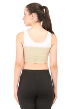 Sternal Corset || UNISEX || Post Surgical Chest Support Brace || Post Bypass and Heart Surgery Recovery || Adjustable Post-Operative Chest Compression Garment || (Medium, Beige)